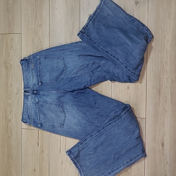 KanCan Light Blue High Rise Flaire Distressed Boyfriend Jeans 9/28 - Picture 7 of 9